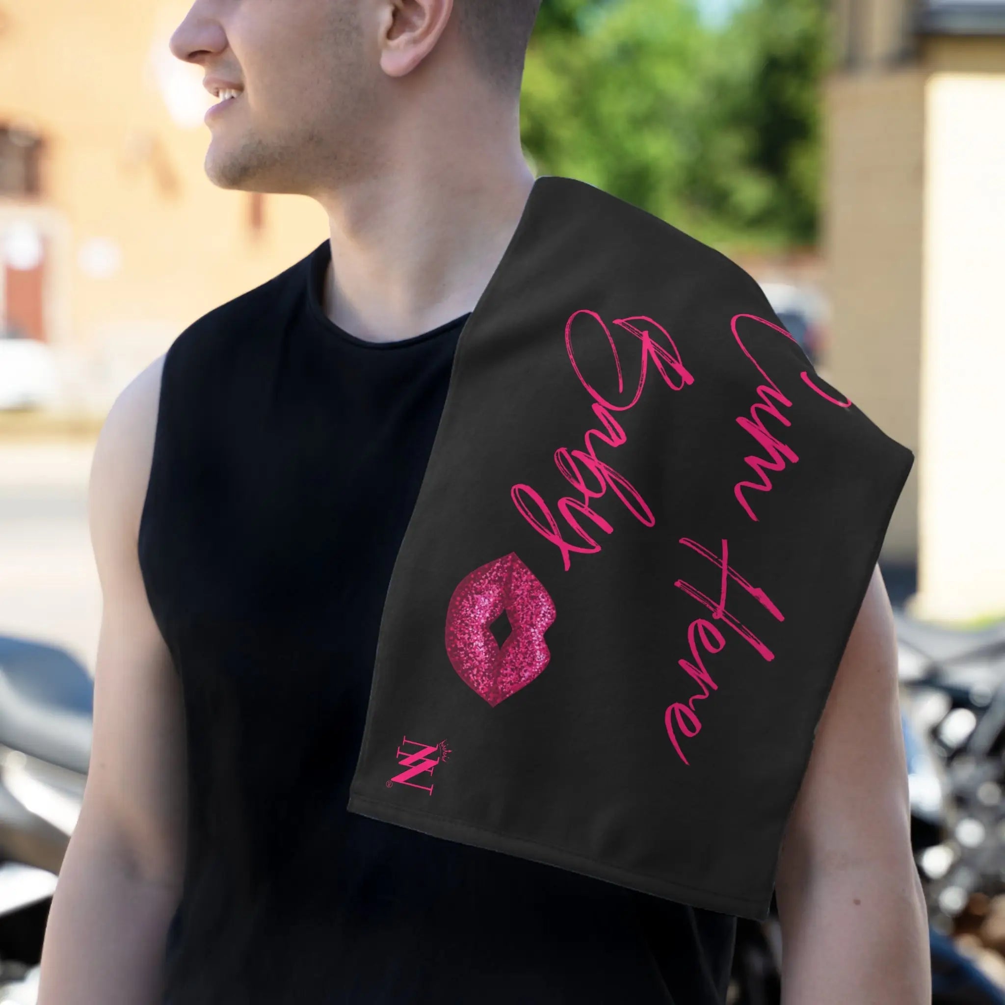 Cum Here Baby Kiss Mark Sex Towel