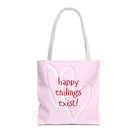 Happy Endings Exist! Two Hearts Tote Bag