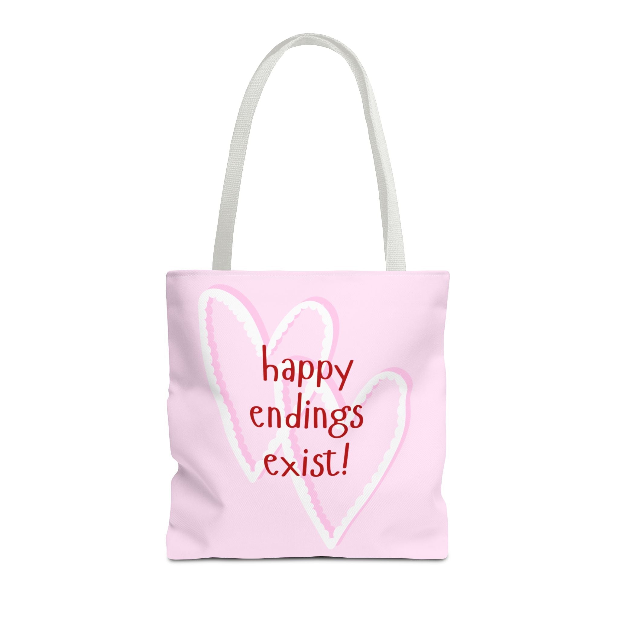 Happy Endings Exist! Two Hearts Tote Bag