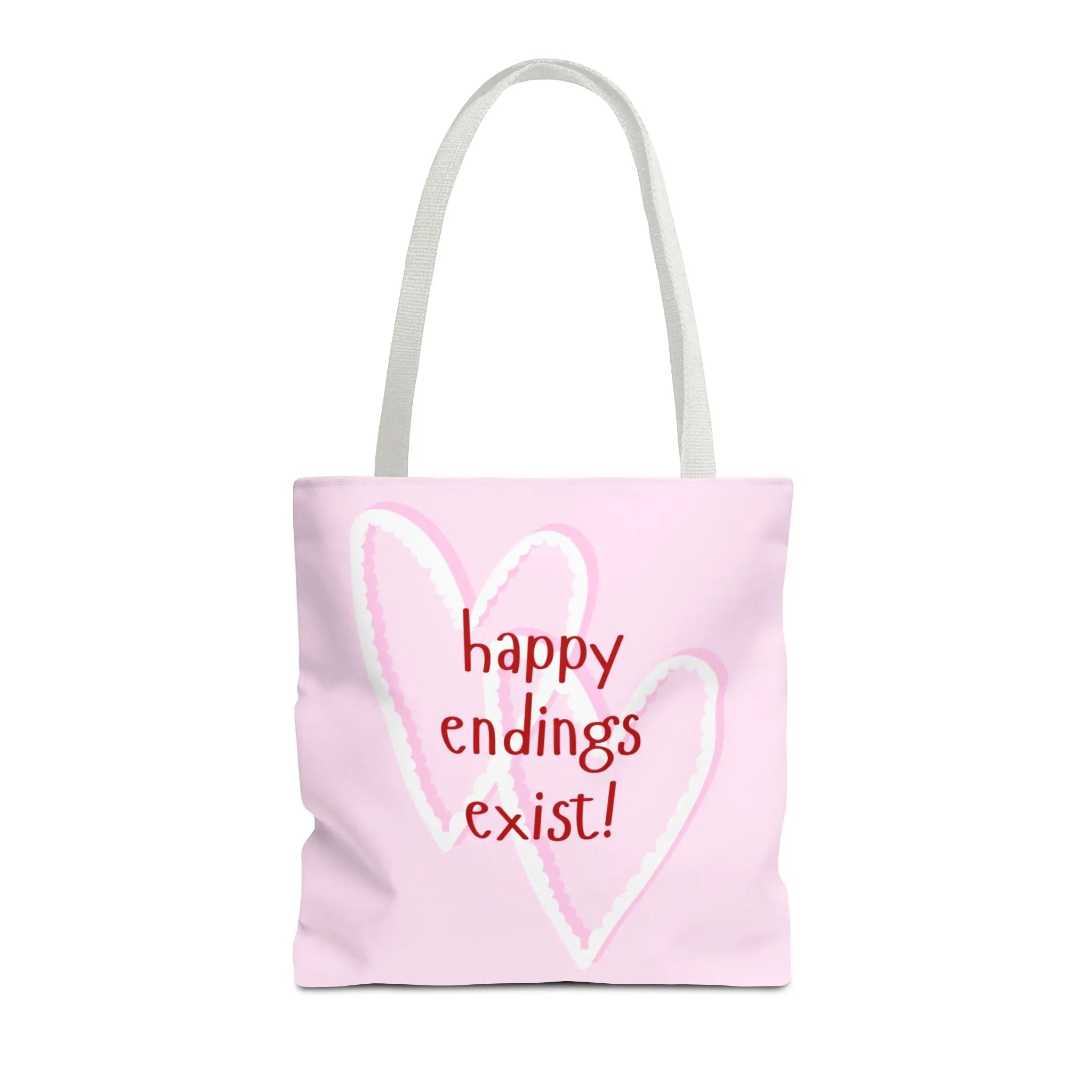 Happy Endings Exist! Two Hearts Tote Bag