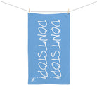 Don’t Stop! Don’t Stop Light Blue | Mix & Match Classic Fun-Flirty Lovers’ Towels