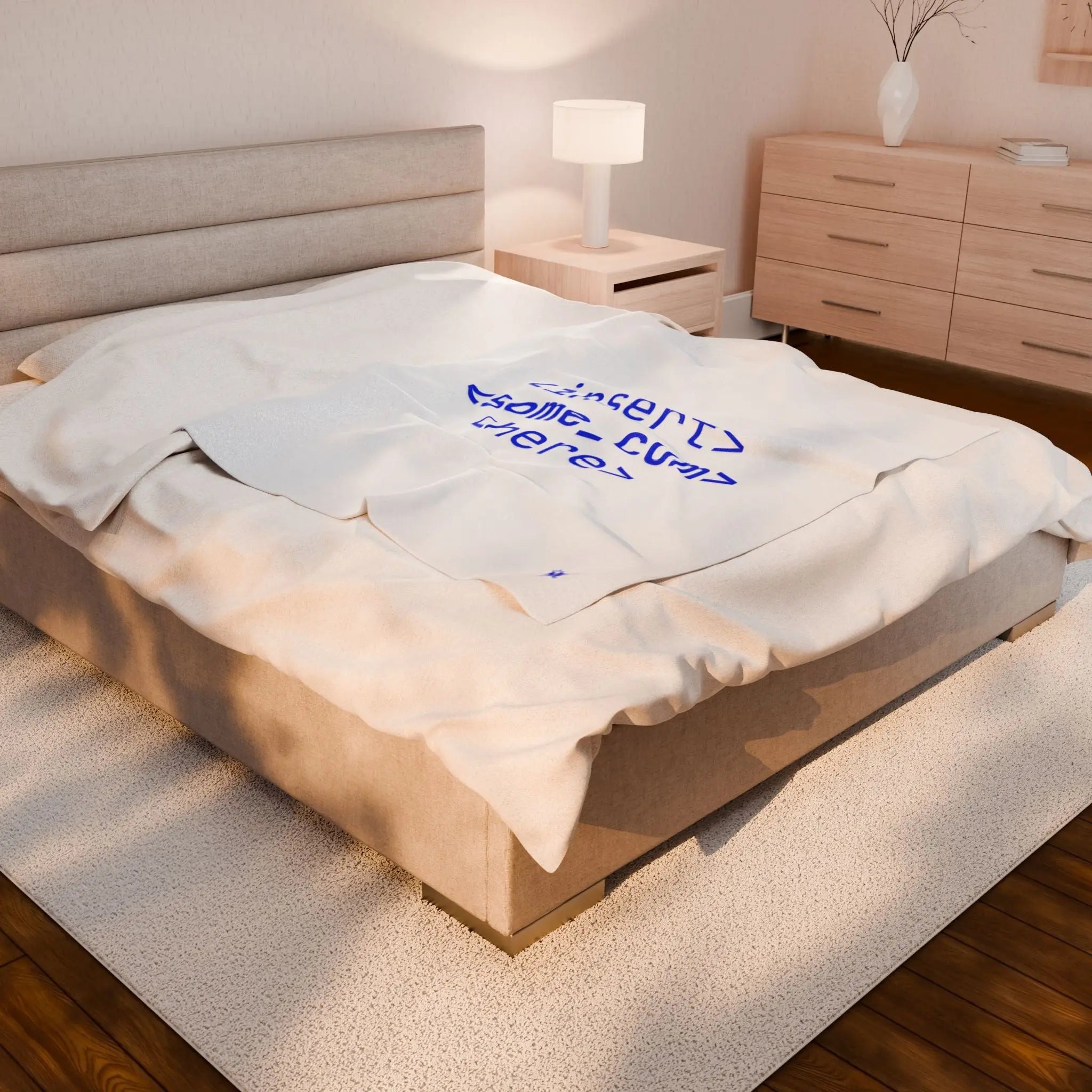 Cum Code | Mix & Match Velveteen Fun-Flirty Lovers’ Blankets