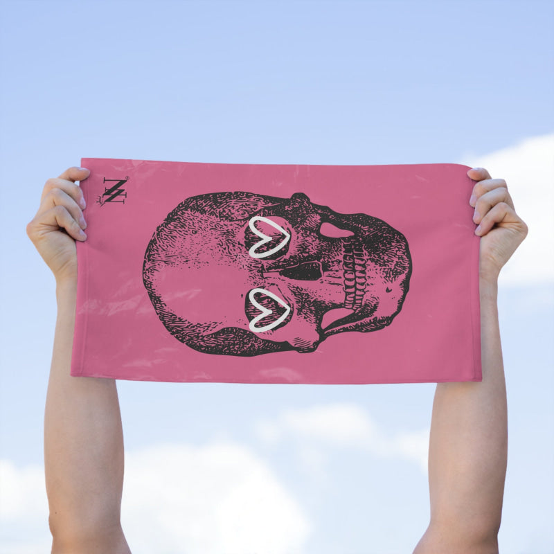 Skull Heart Eyes | Mix & Match Soft Fun-Flirty Lovers’ Towels