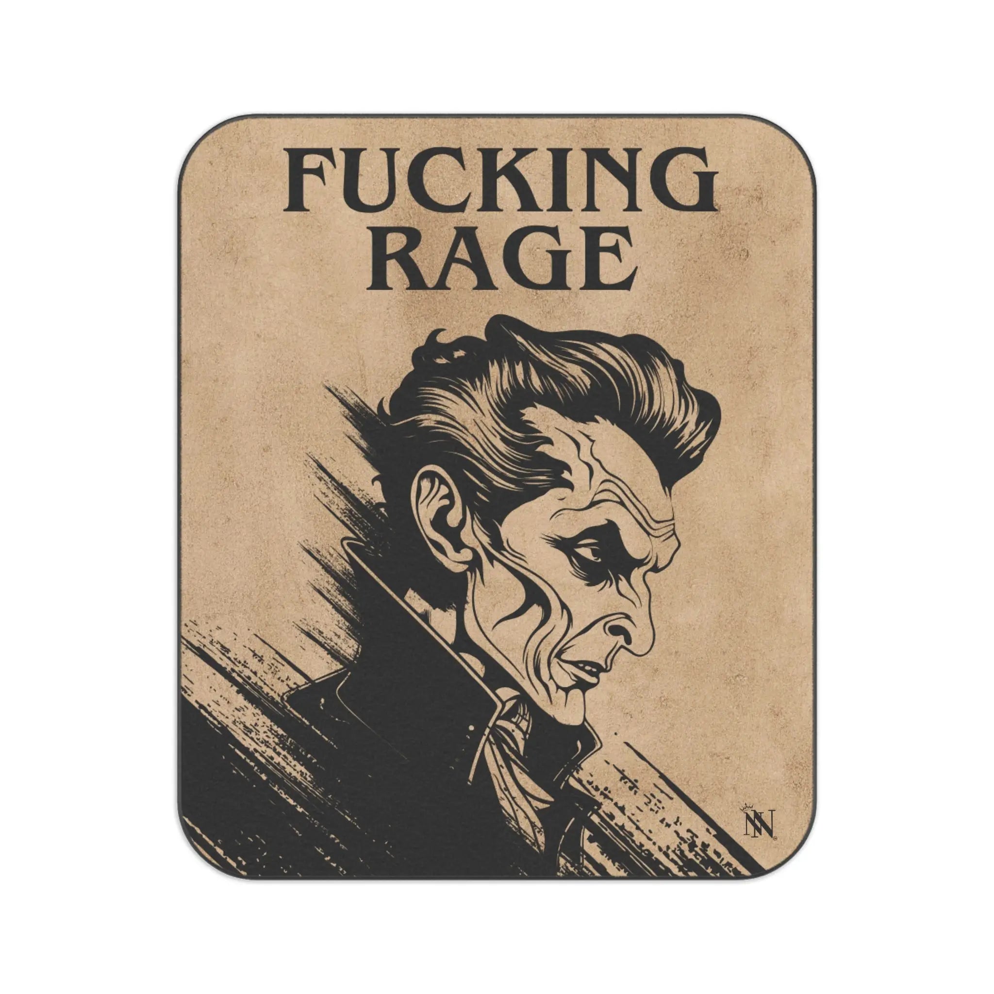 Fucking Rage Vintage Creepy Sex Blanket