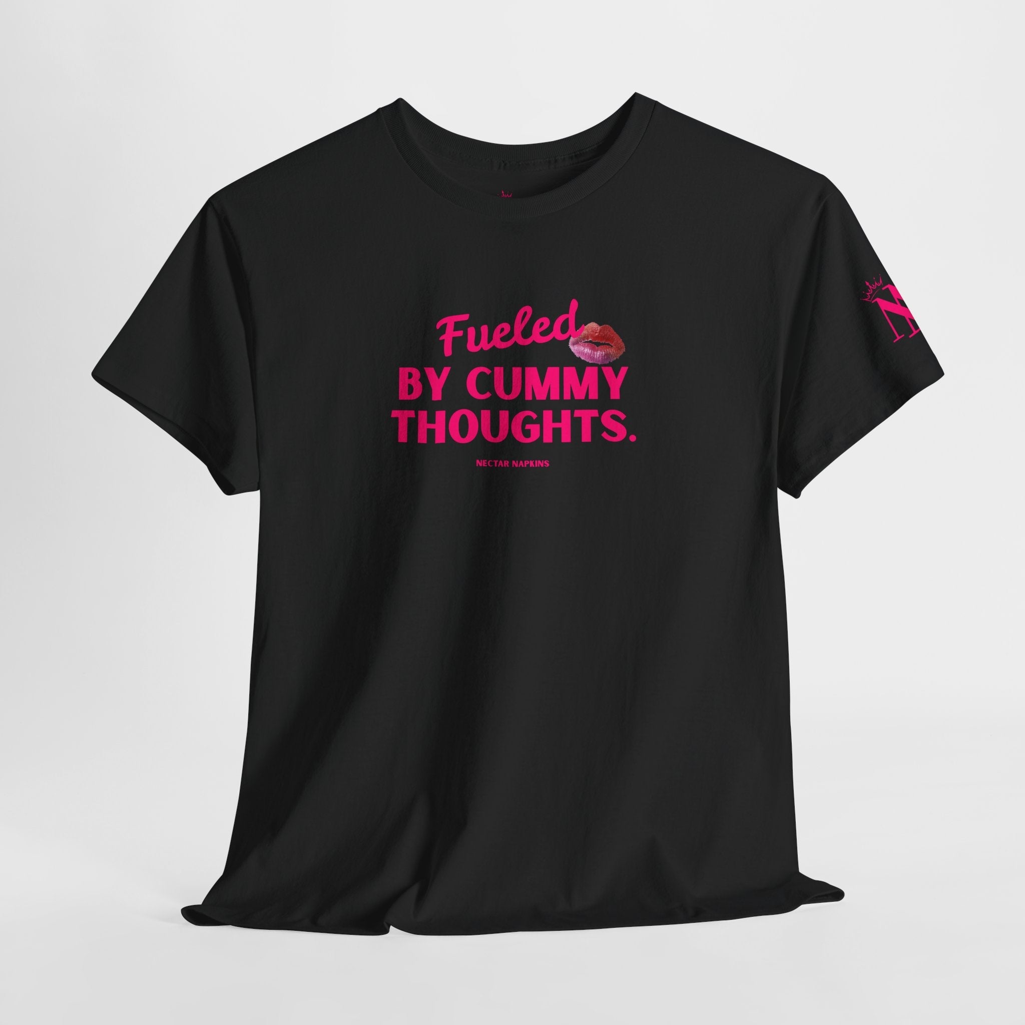Fueled By Cummy Thoughts Romantic Couples Sex Gifts for Her T-Shirt