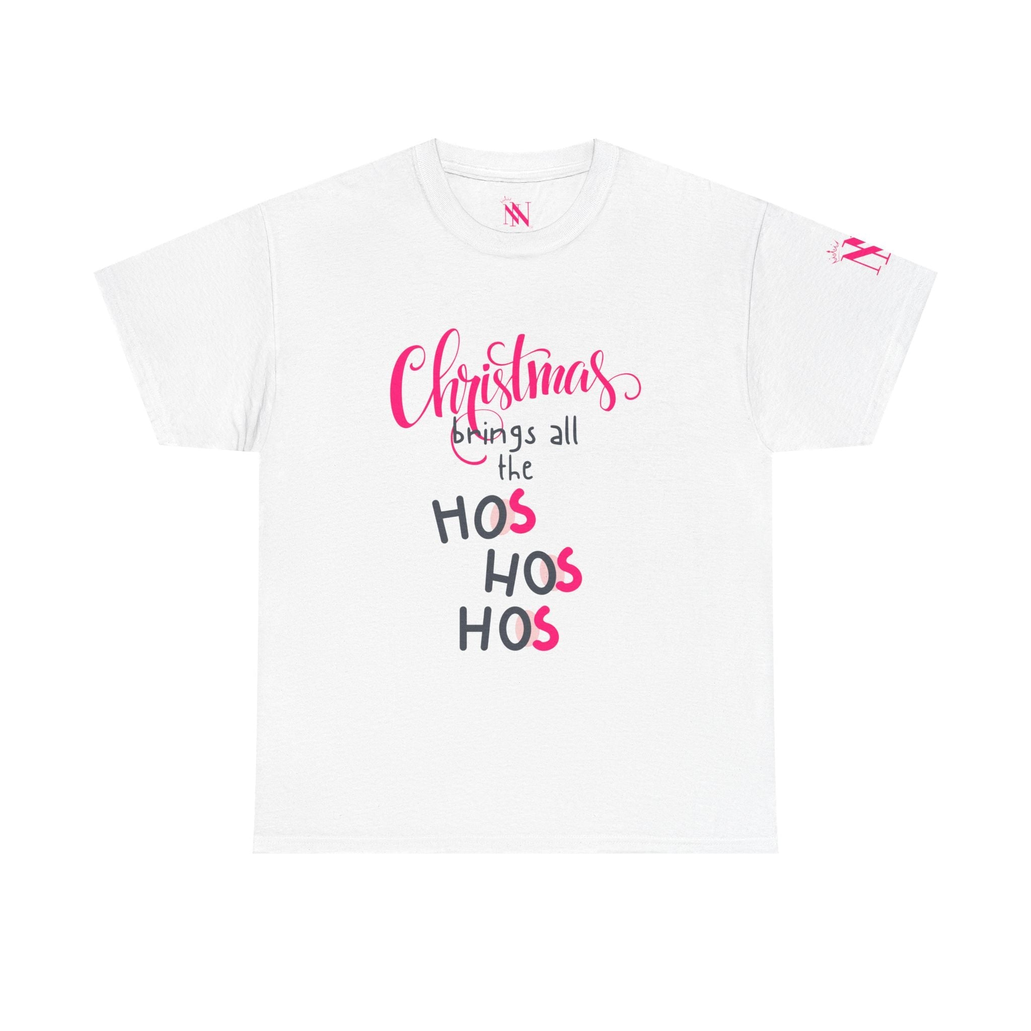 Christmas Brings the Ho’s | Mix & Match 100% Cotton Unisex Fun-Flirty Lovers’ Tees