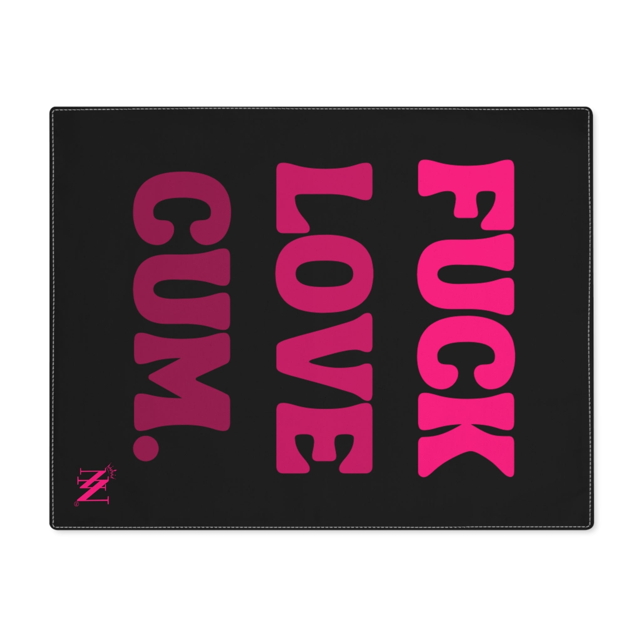 Fuck Love Cum. Nectar Napkins Sex Toy Mat