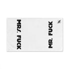 Mr Mrs Fuck White | Mix & Match Classic Fun-Flirty Lovers’ Towels