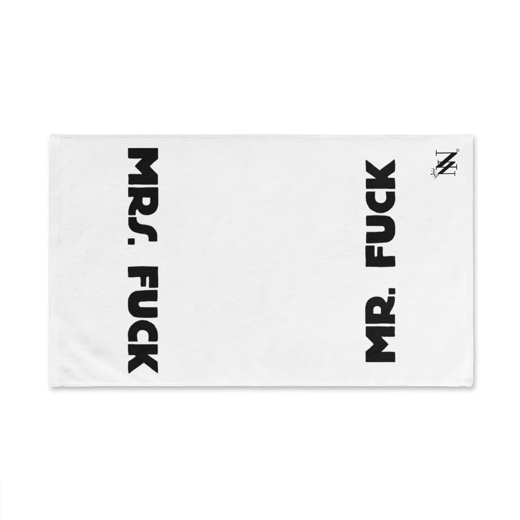 Mr Mrs Fuck White | Mix & Match Classic Fun-Flirty Lovers’ Towels