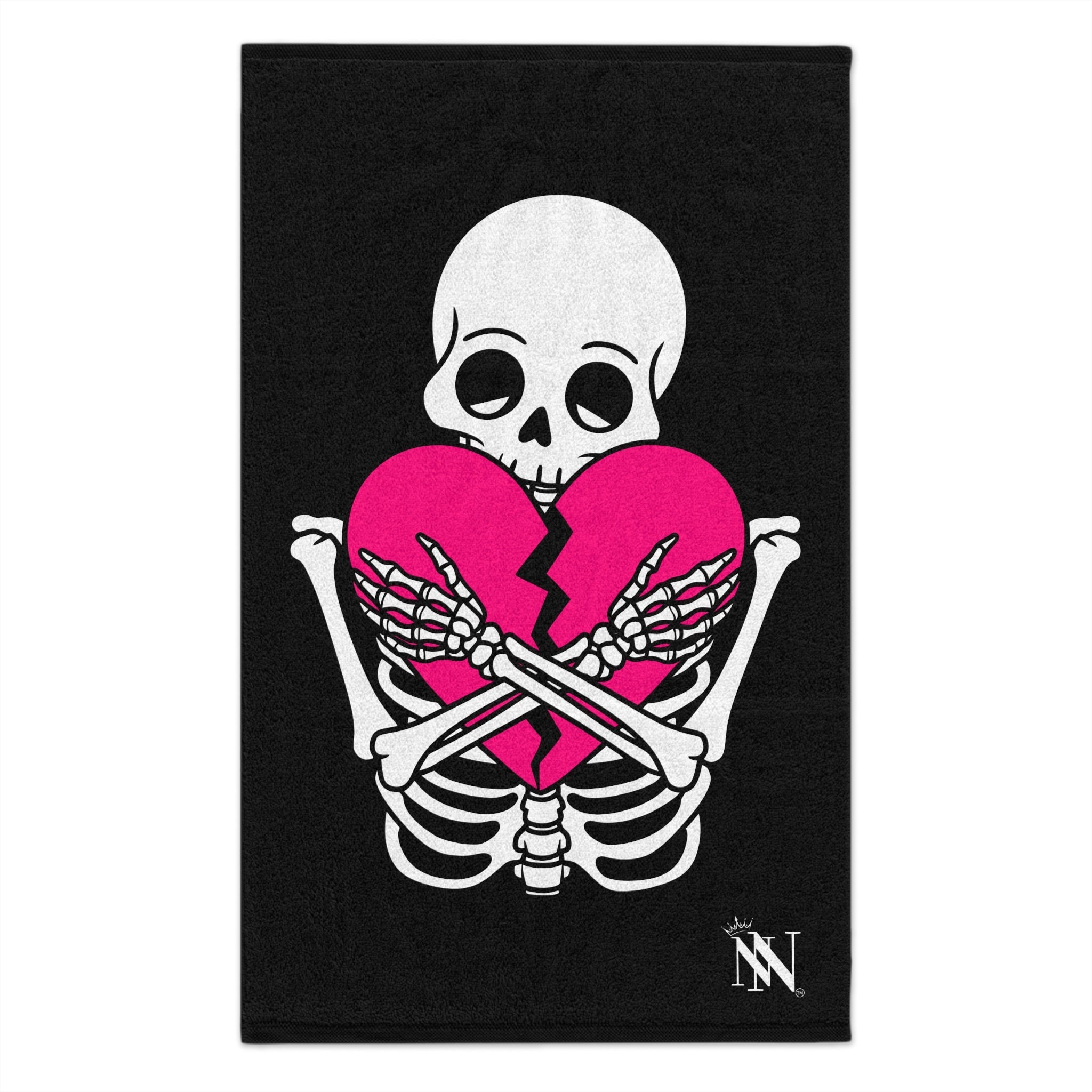 Heartbreaker Love Black | Mix & Match Soft Fun-Flirty Lovers’ Towels