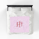 Happy Endings Exist! Two Hearts | Mix & Match Soft Fun-Flirty Lovers’ Blankets