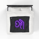 My Purple Heart in Your Hand | Mix & Match Soft Fun-Flirty Lovers’ Blankets
