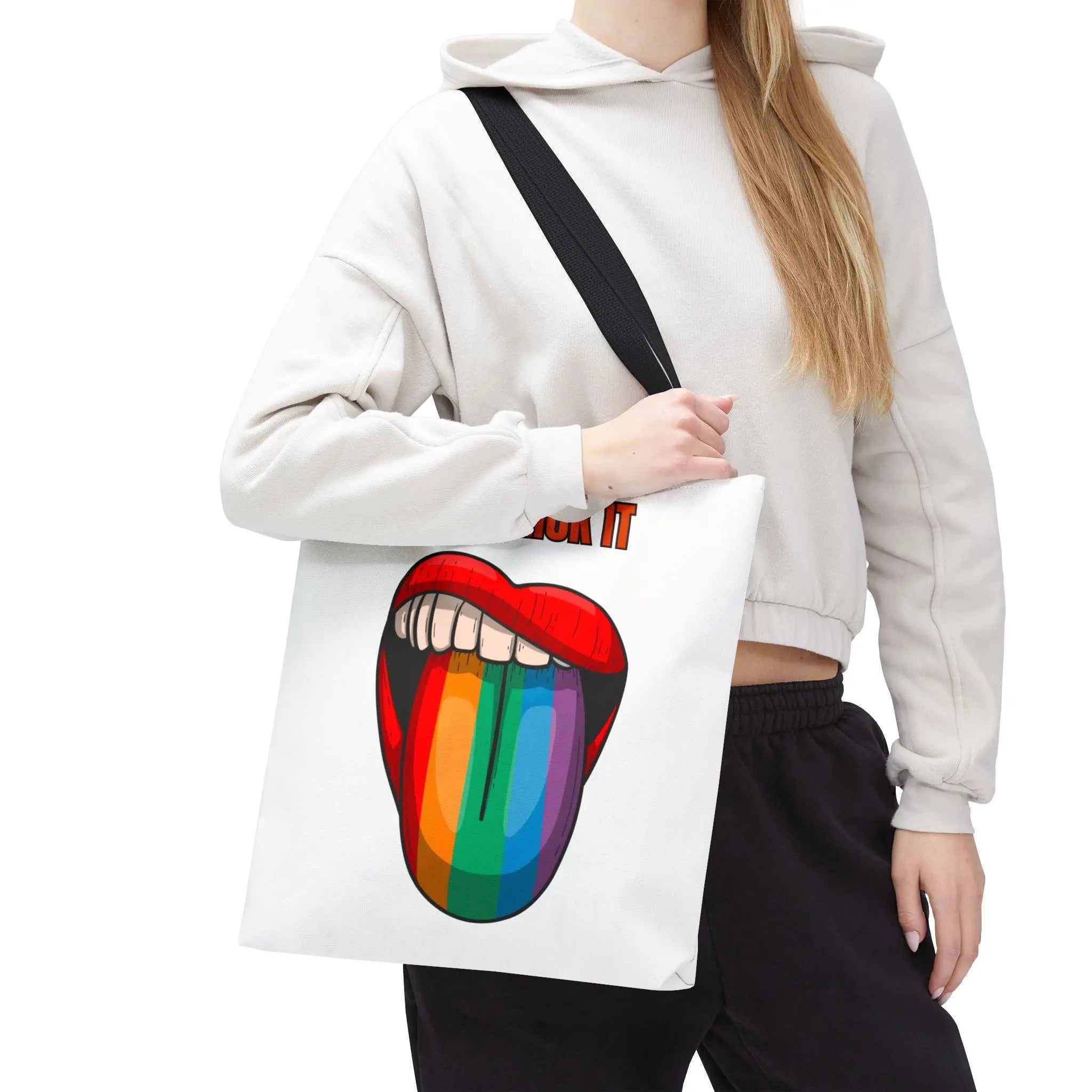 Just Lick It Rainbow Tongue | Nectar Napkins Fun-Flirty Lovers’ Totes