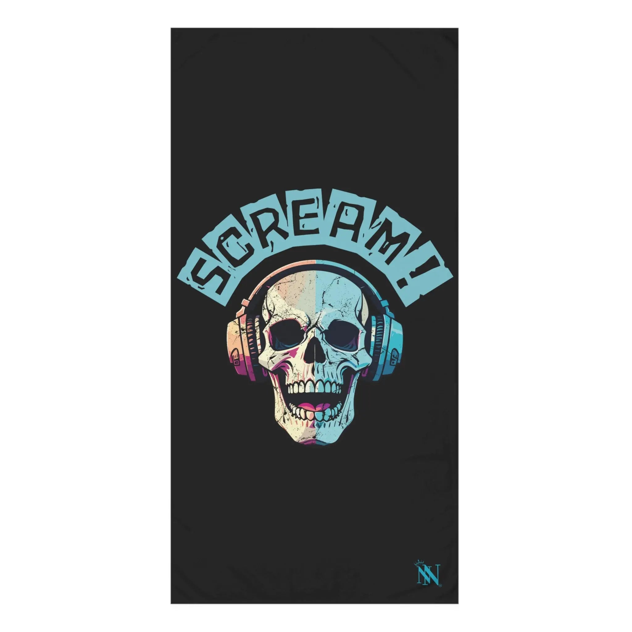 Scream! Skull Headphones | Mix & Match XL Fun-Flirty Lovers’ Towels