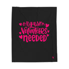 Orgasm Volunteers Needed | Mix & Match Fun-Flirty Lovers’ Blankets