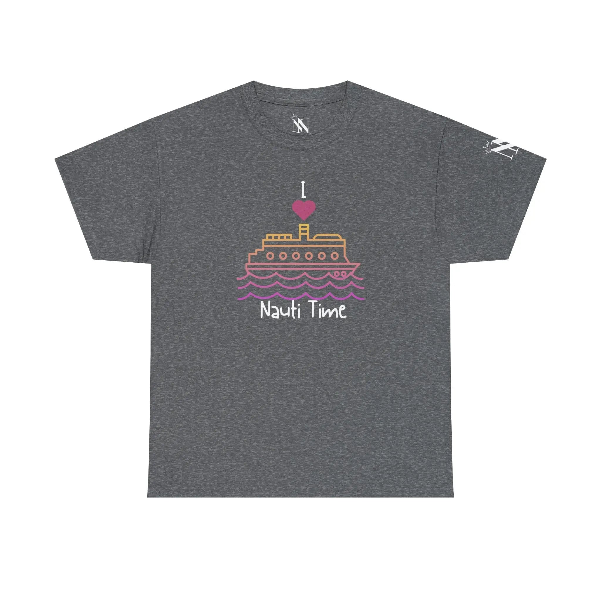 I Love Nauti Time Vacation | Mix & Match 100% Cotton Unisex Fun-Flirty Lovers’ Tees