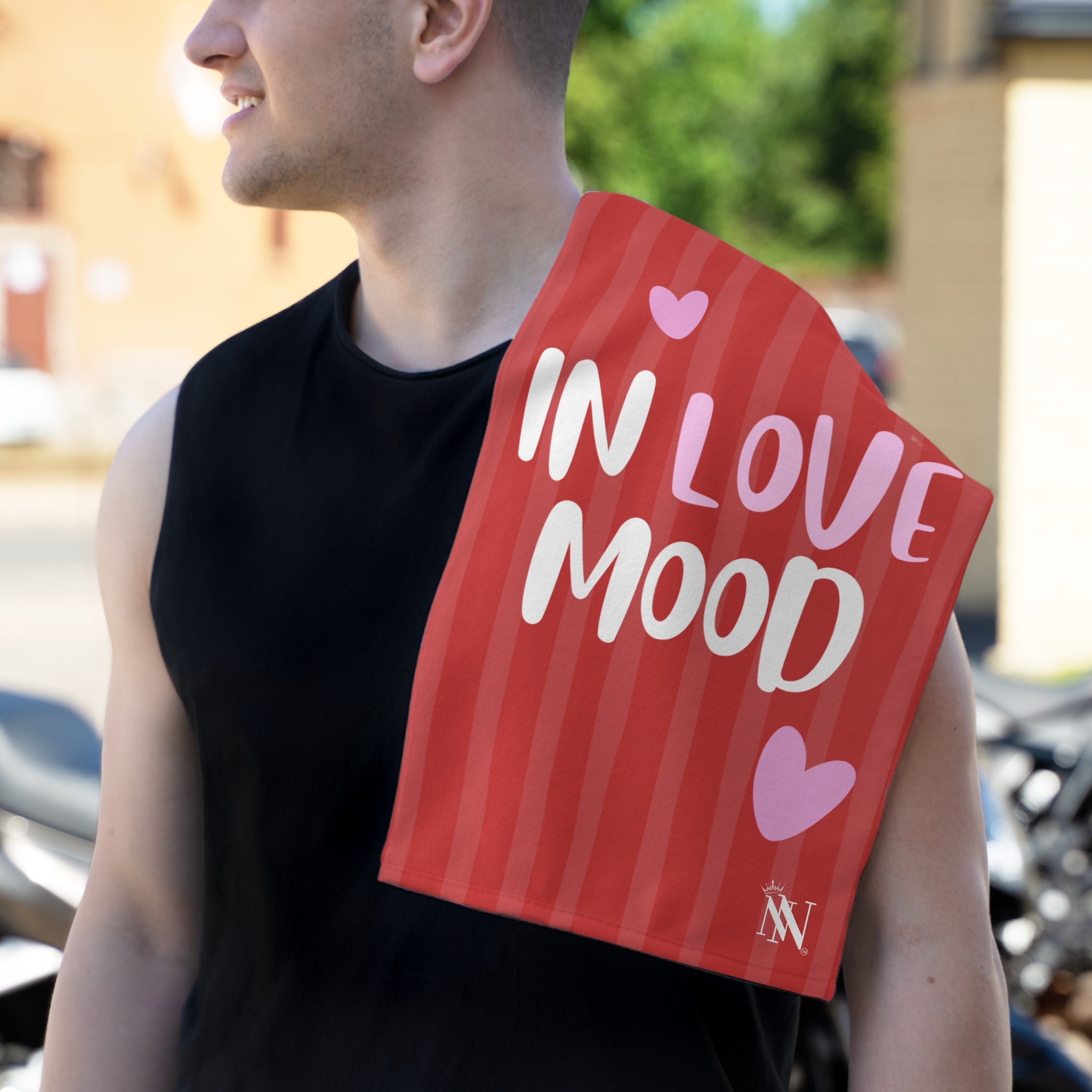 In Love Mood Hearts | Mix & Match Soft Fun-Flirty Lovers’ Towels