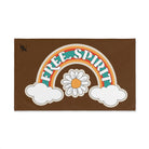 Free Spirit Retro Sticker Brown Stay Gold Retro Sticker