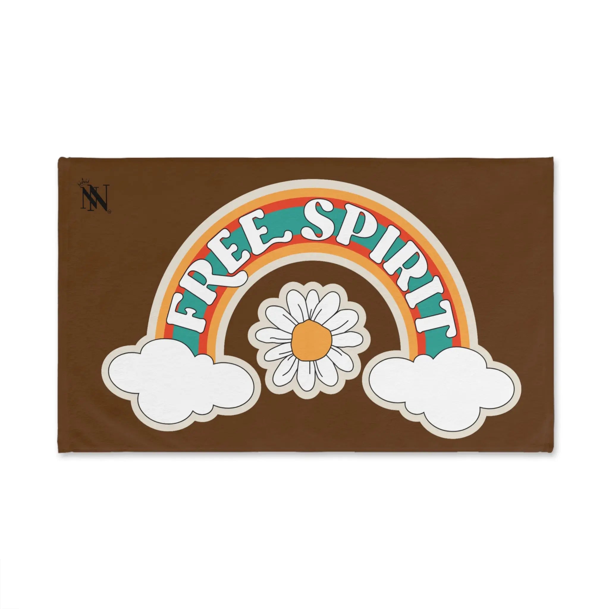 Free Spirit Retro Sticker Brown Stay Gold Retro Sticker