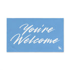 Simply You’re Welcome Light Blue Cum Towel