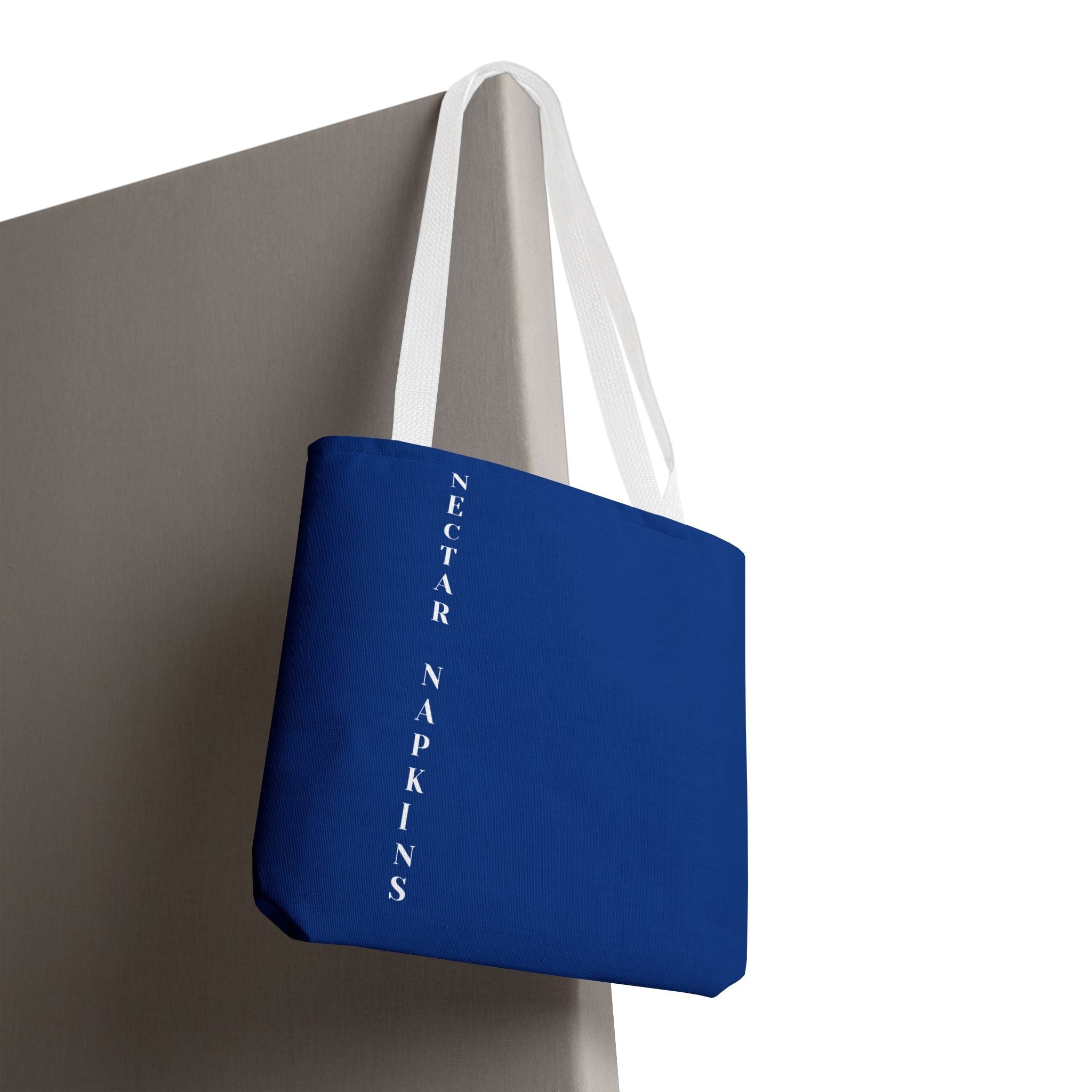 Nectar Napkins Brand Blue Tote Bag