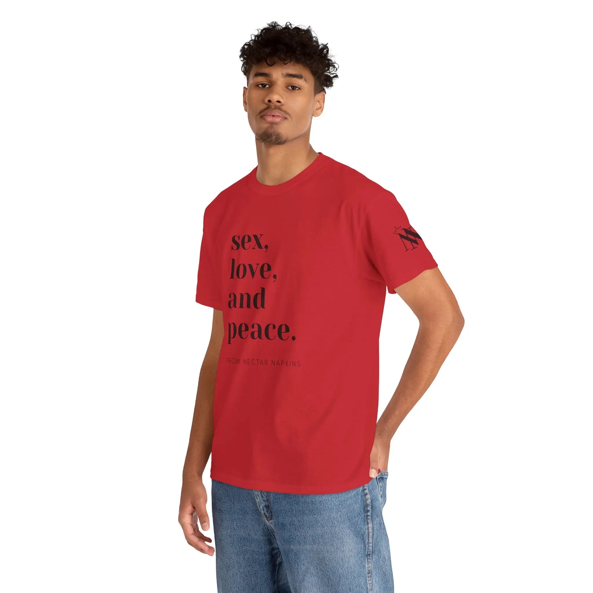 Sex Peace Love | Mix & Match 100% Cotton Unisex Fun-Flirty Lovers’ Tees
