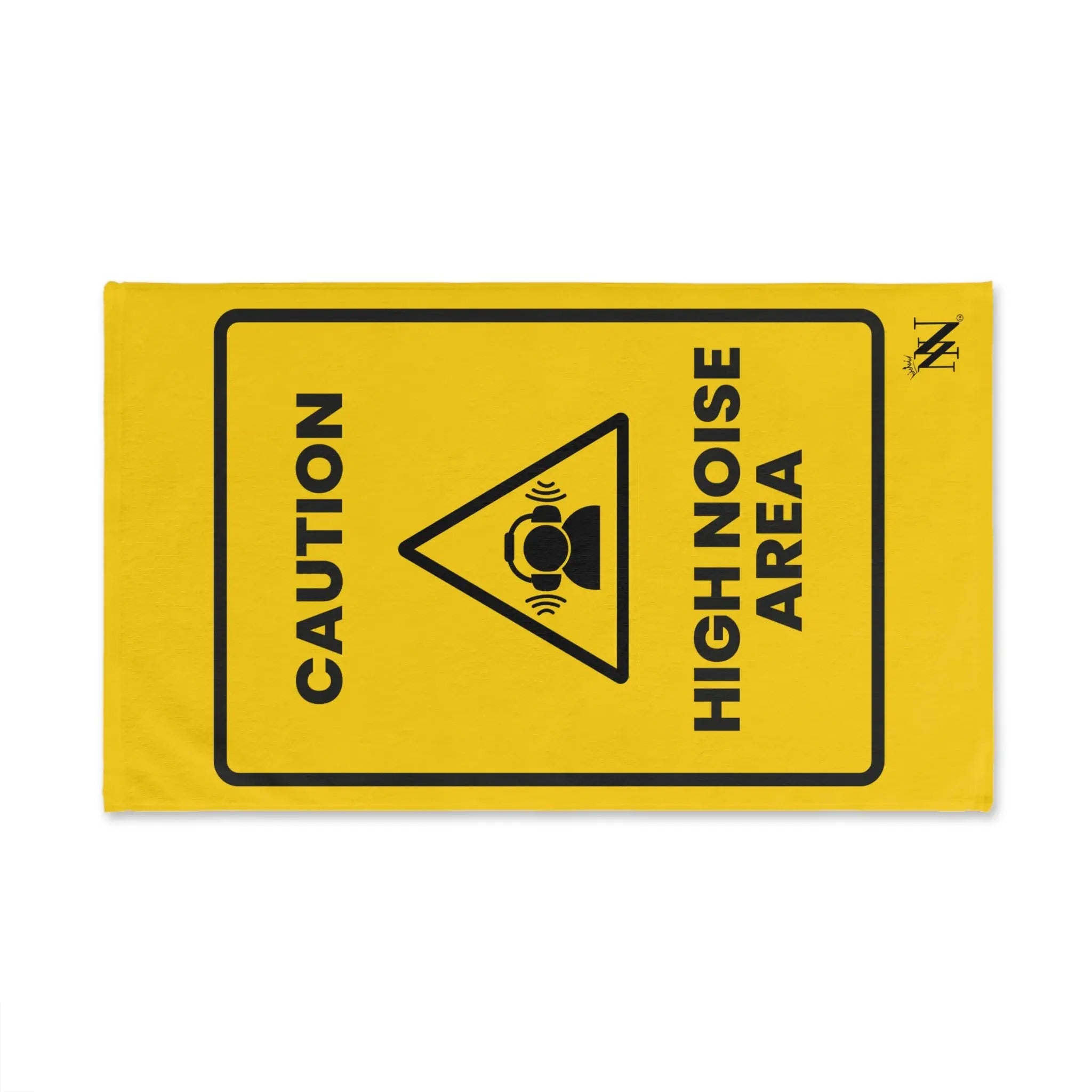 Caution High Noise Area | Mix & Match Classic Fun-Flirty Lovers’ Towels