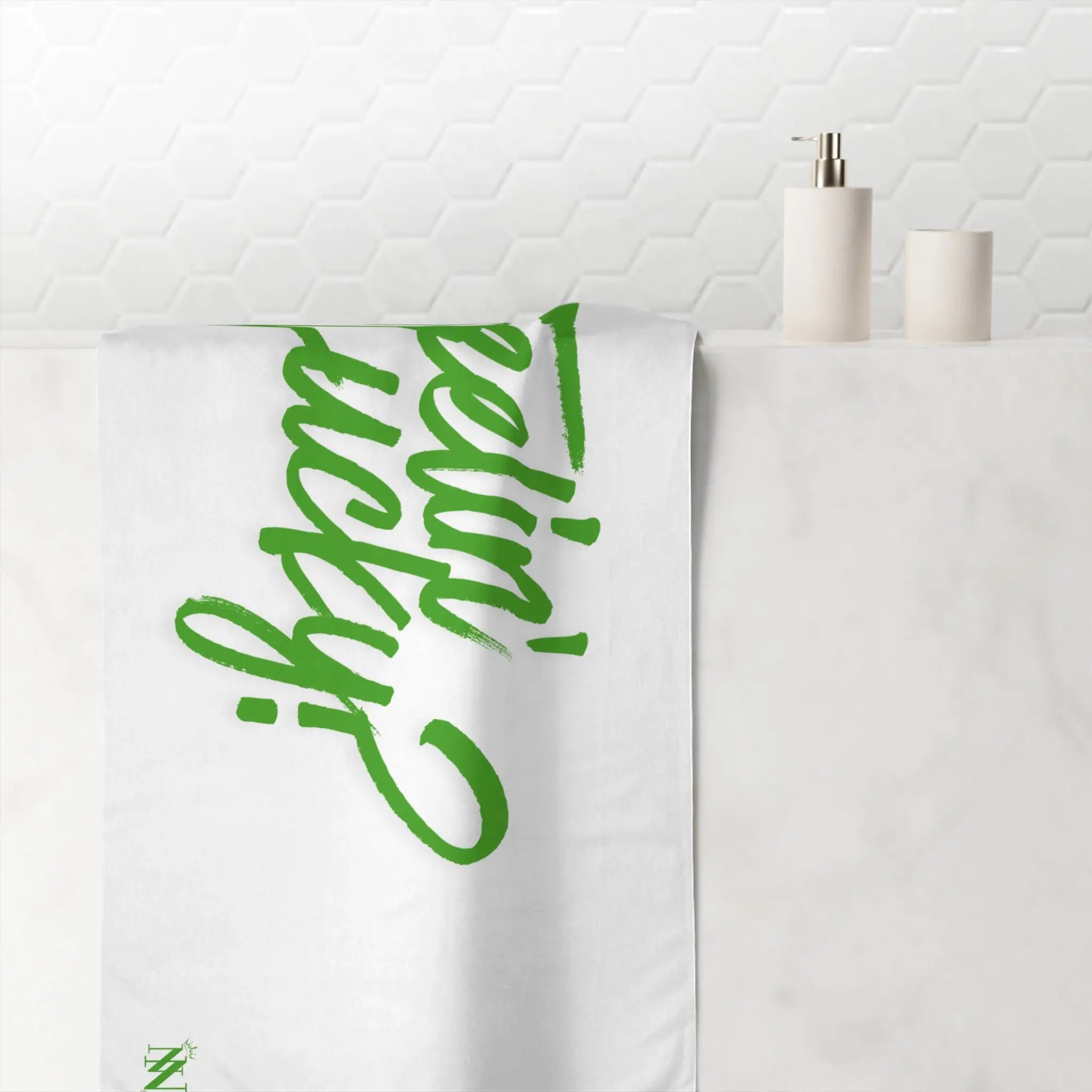 Feelin’ Lucky? Irish Green | Mix & Match XL Fun-Flirty Lovers’ Towels
