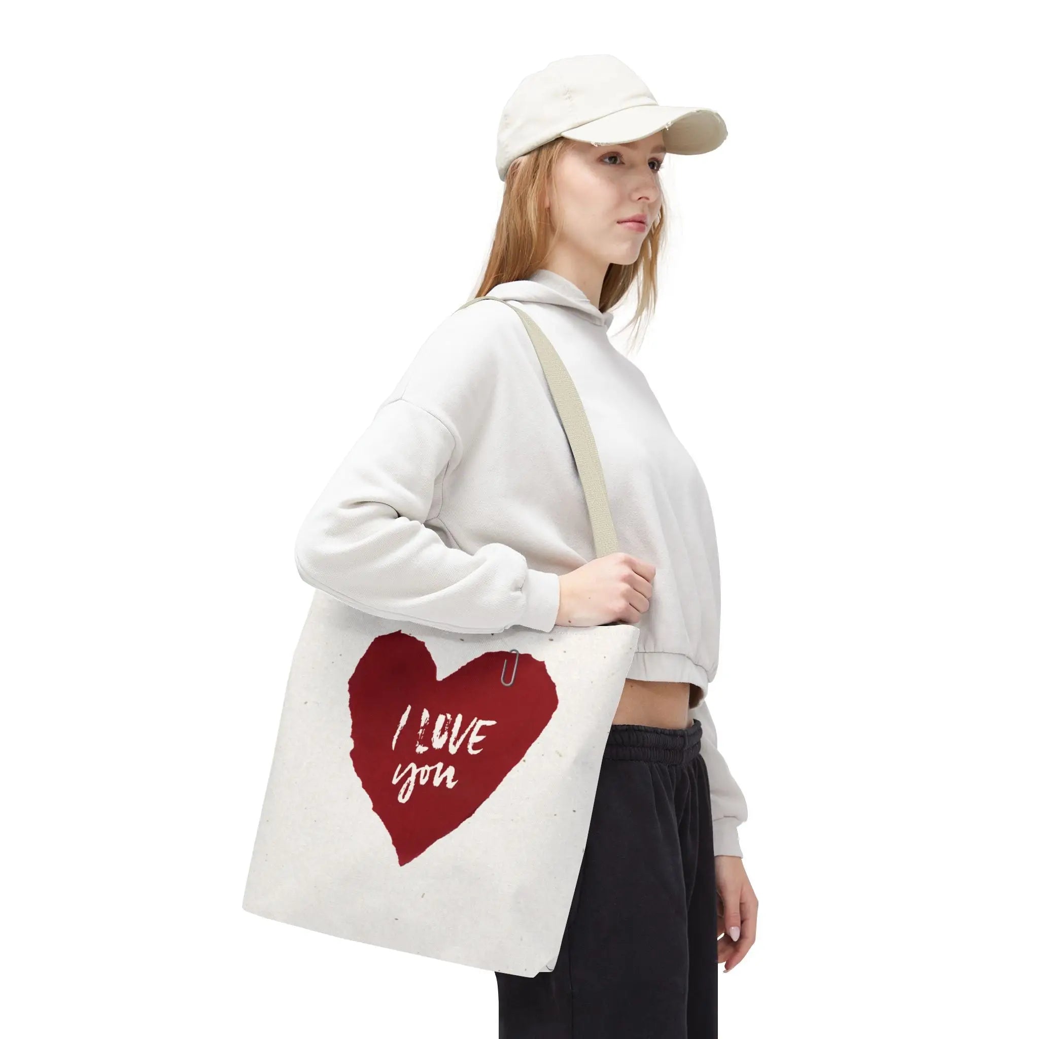 I Love You Paper Note Weekend Tote Bag