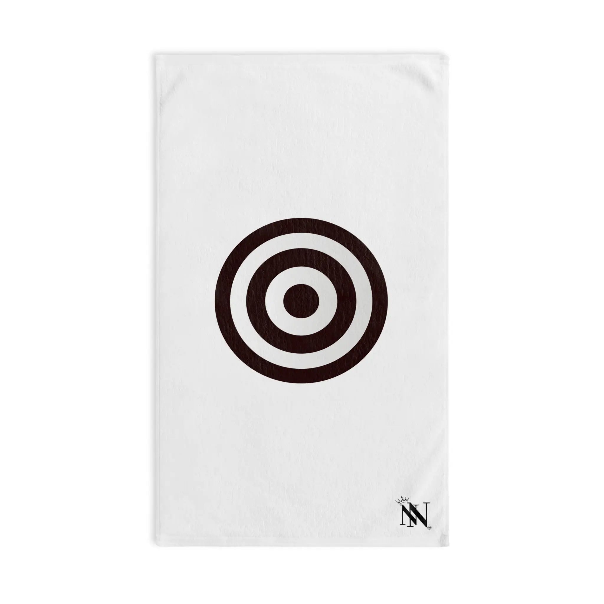 Medium Black Bullseye Target Practice | Mix & Match Original Fun-Flirty Lovers’ Towels