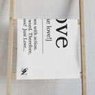 Definition of Love Cum Towel