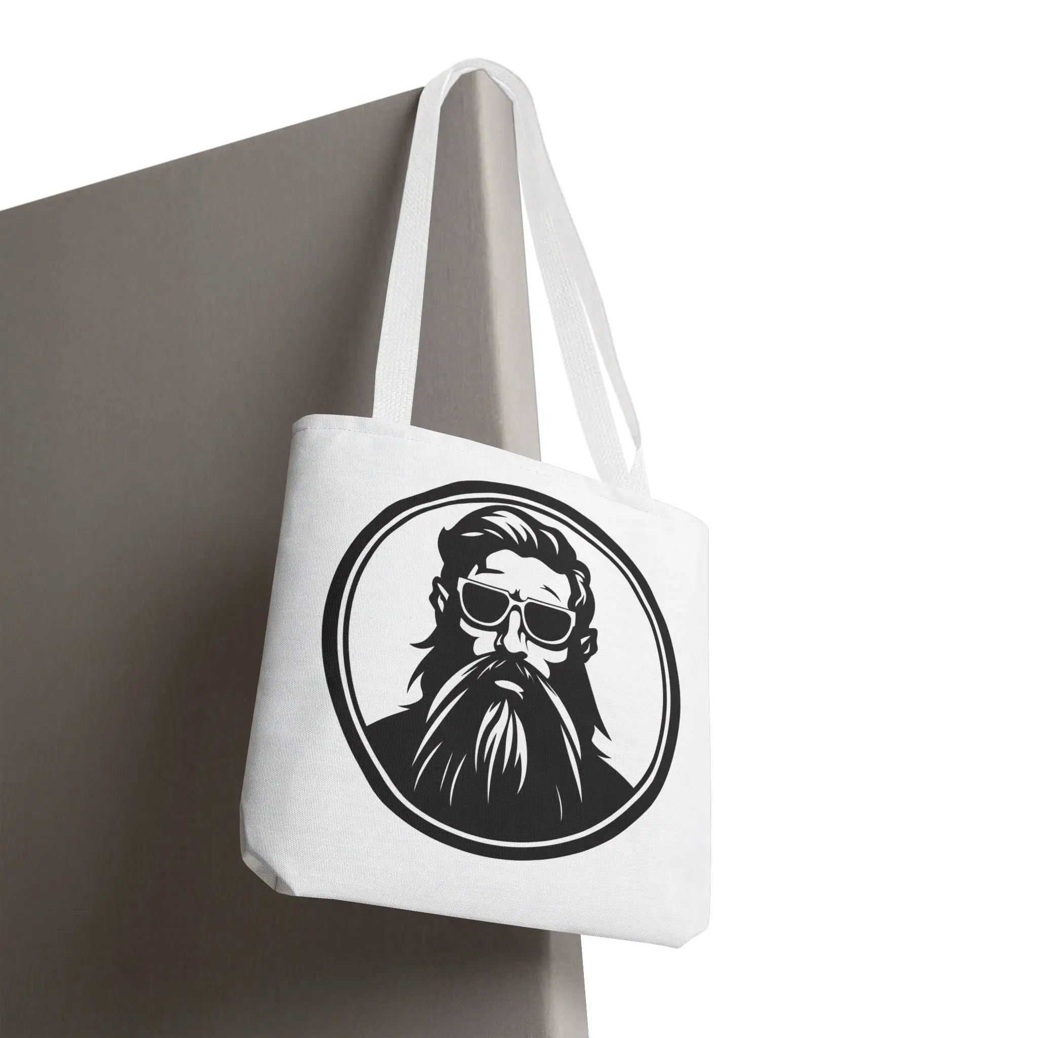 Just Cool Bearded Man Tote Bag