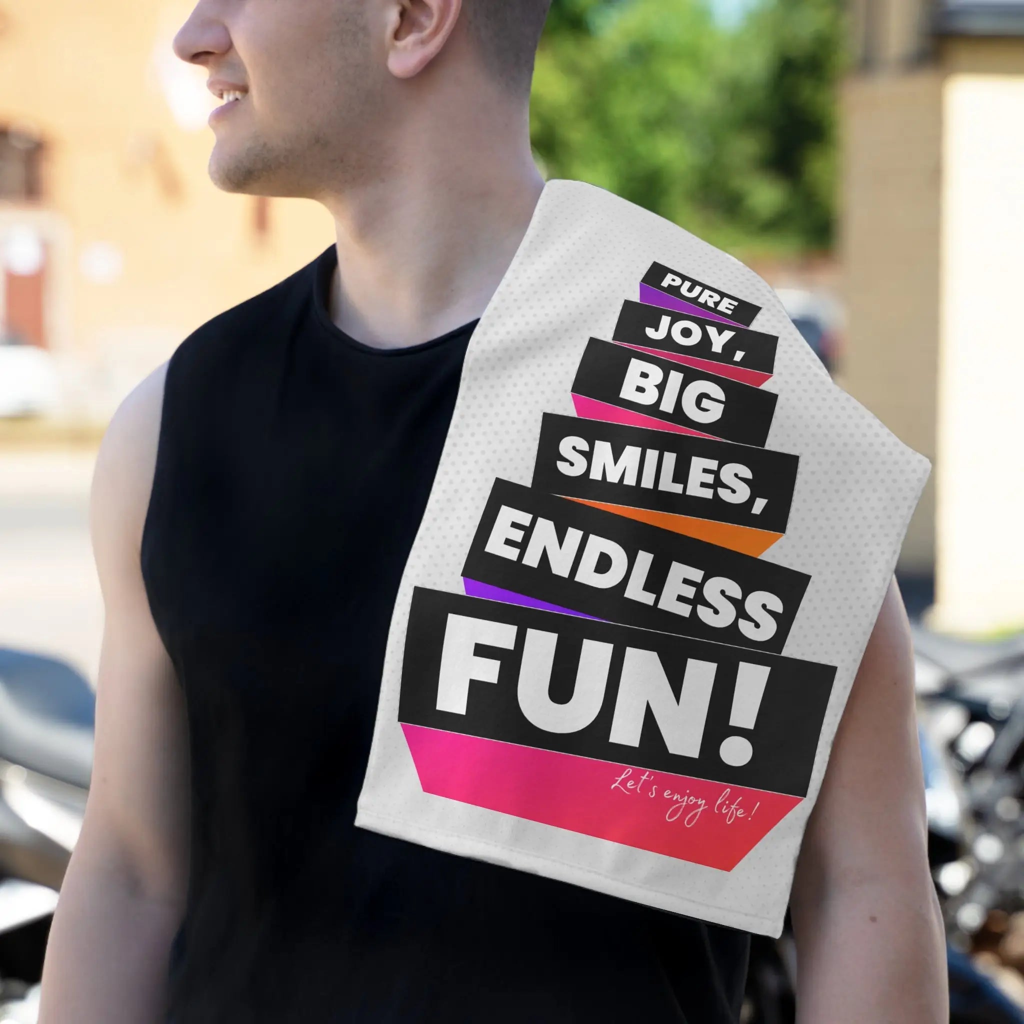 Pure Joy Big Smiles Endless Fun! Sex Towel