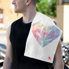 Newlyweds Diamond Heart | Mix & Match Soft Fun-Flirty Lovers’ Towels