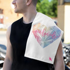 Newlyweds Diamond Heart | Mix & Match Soft Fun-Flirty Lovers’ Towels