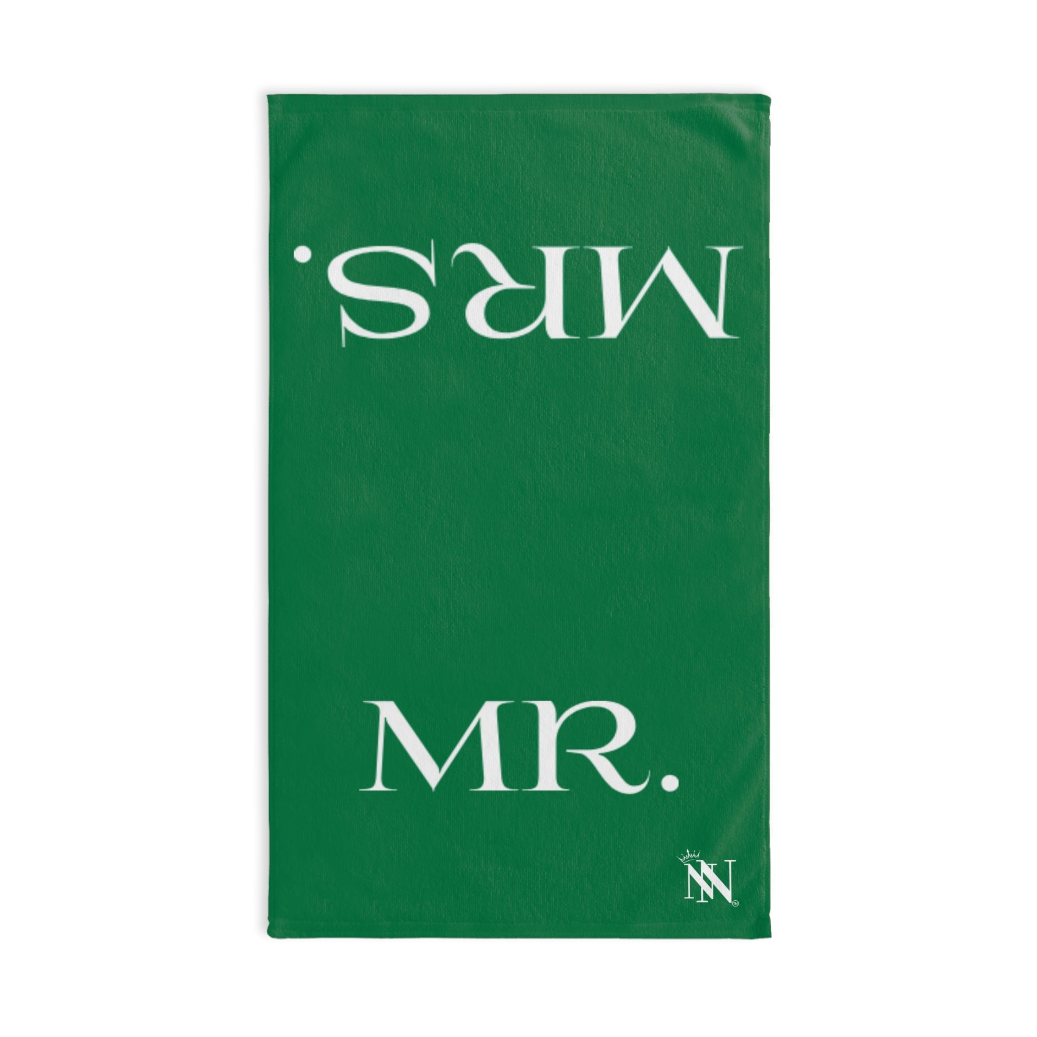 Mr Mrs Shareable Green | Mix & Match Classic Fun-Flirty Lovers’ Towels