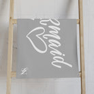Mermaid At Heart Light Grey | Mix & Match Classic Fun-Flirty Lovers’ Towels