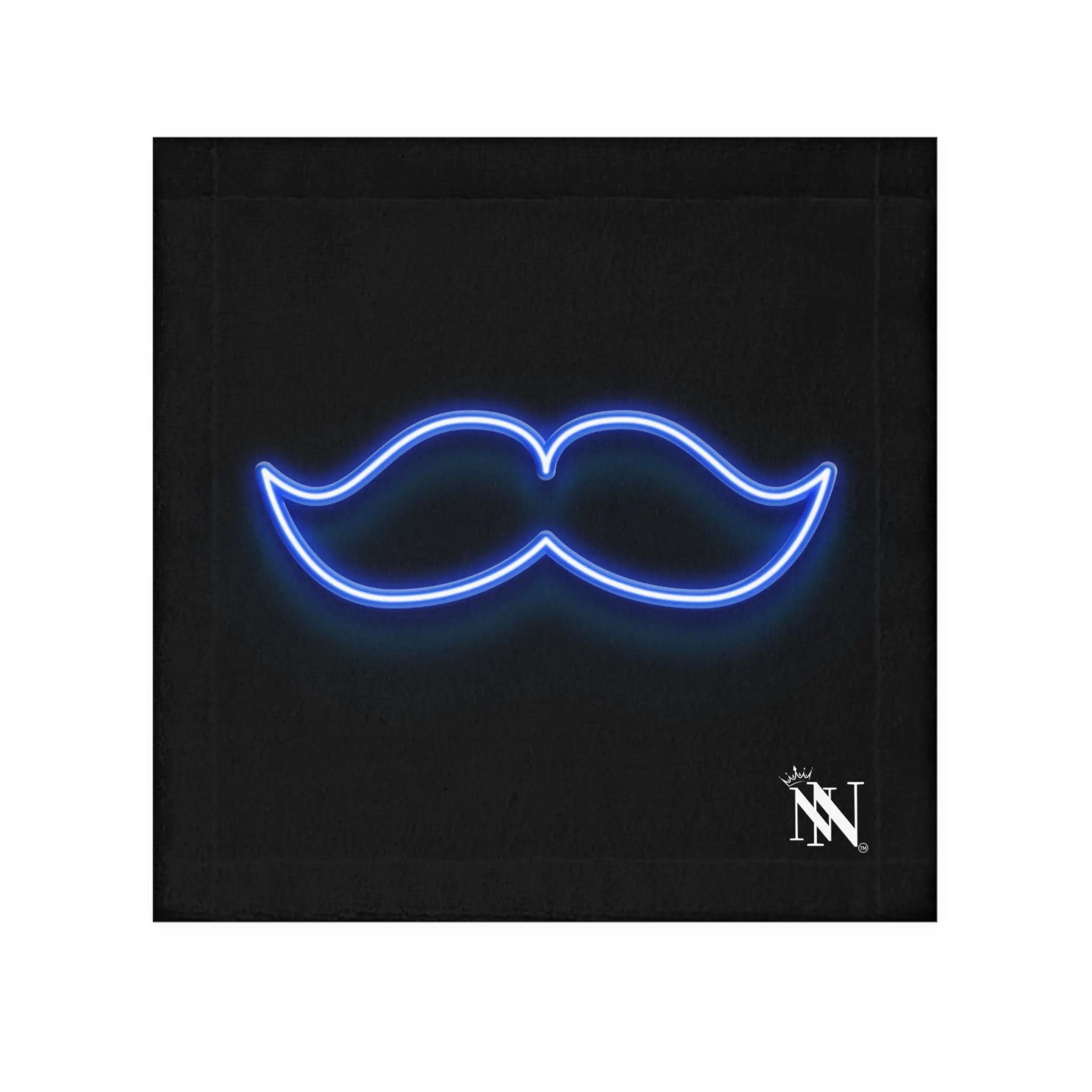His Mustache Neon Cum Rag