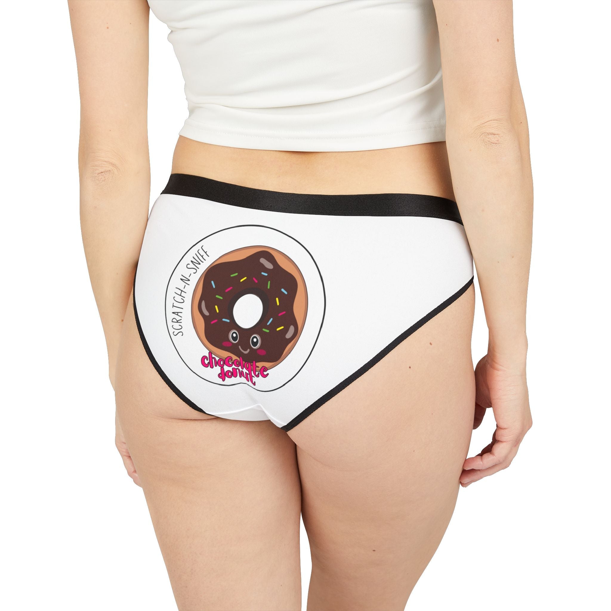 Chocolate Donut Scratch N Sniff | Mix & Match Women’s Fun-Flirty Lovers’ Panties