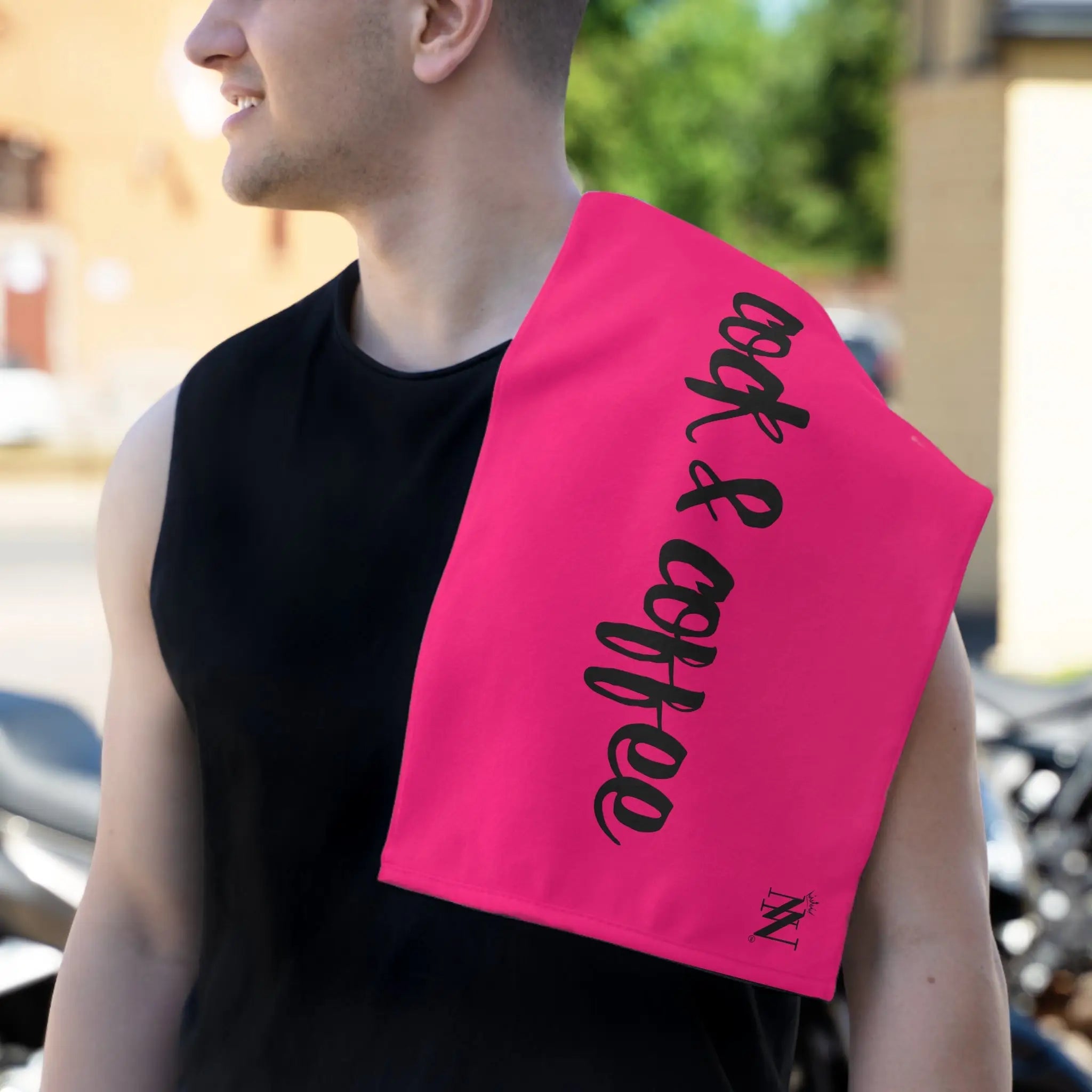 Cock & Coffee Signature Pink | Mix & Match Soft Fun-Flirty Lovers’ Towels