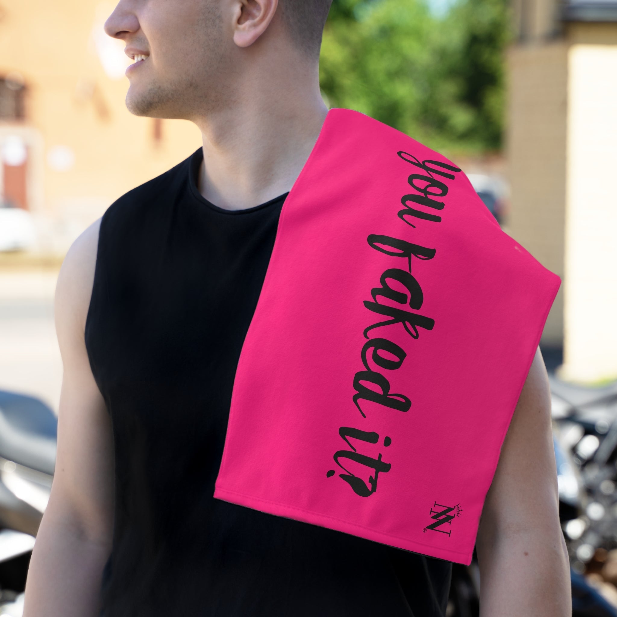 You Faked It? Signature Pink | Mix & Match Soft Fun-Flirty Lovers’ Towels