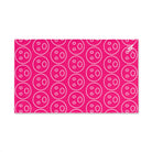 Surprised Emoji Pattern Signature Pink | Mix & Match Classic Fun-Flirty Lovers’ Towels