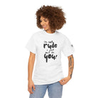 I’m Not Rude | Mix & Match Cotton Unisex Fun-Flirty Lovers’ T-Shirts
