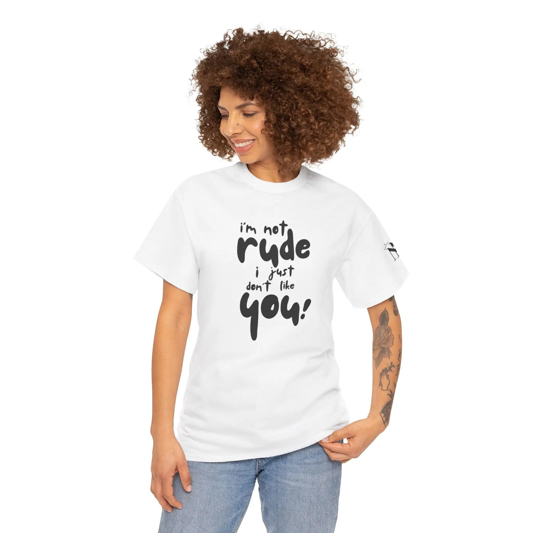 I’m Not Rude | Mix & Match Cotton Unisex Fun-Flirty Lovers’ T-Shirts