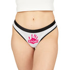 Stop! Handprint | Mix & Match Women’s Fun-Flirty Lovers’ Thongs