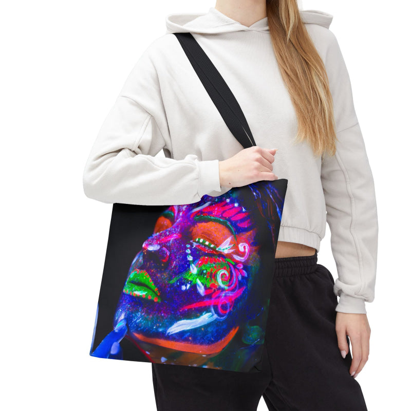 Painted Glow Blacklight Graphic | Mix & Match Fun-Flirty Lovers’ Totes