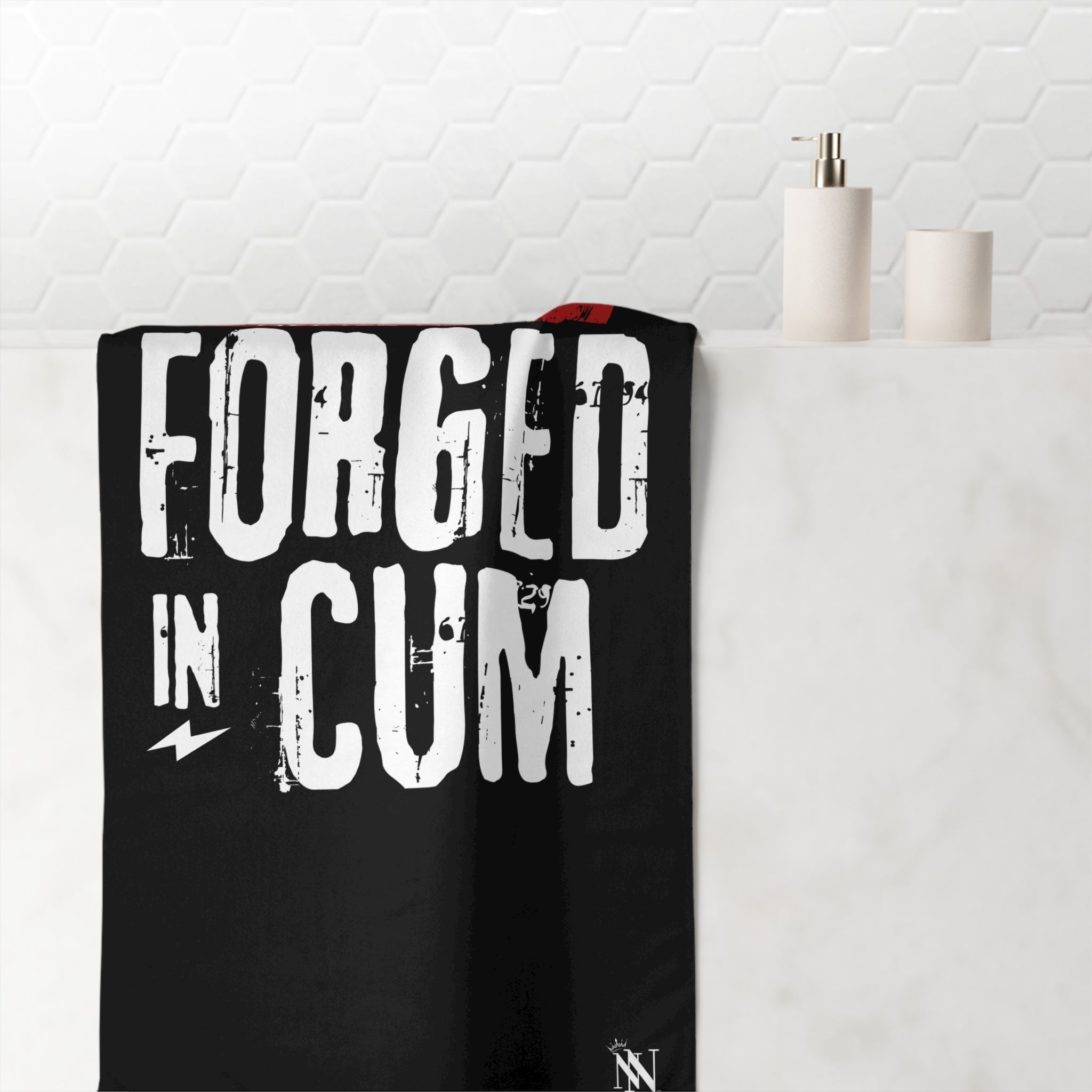 Forged in Cum | Mix & Match XL Fun-Flirty Lovers’ Towels