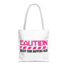 Caution: Messy Cum Happens Here | Mix & Match Fun-Flirty Lovers’ Totes