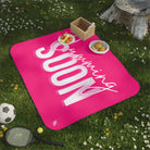 Cumming Soon Plain Signature Pink Sex Blanket