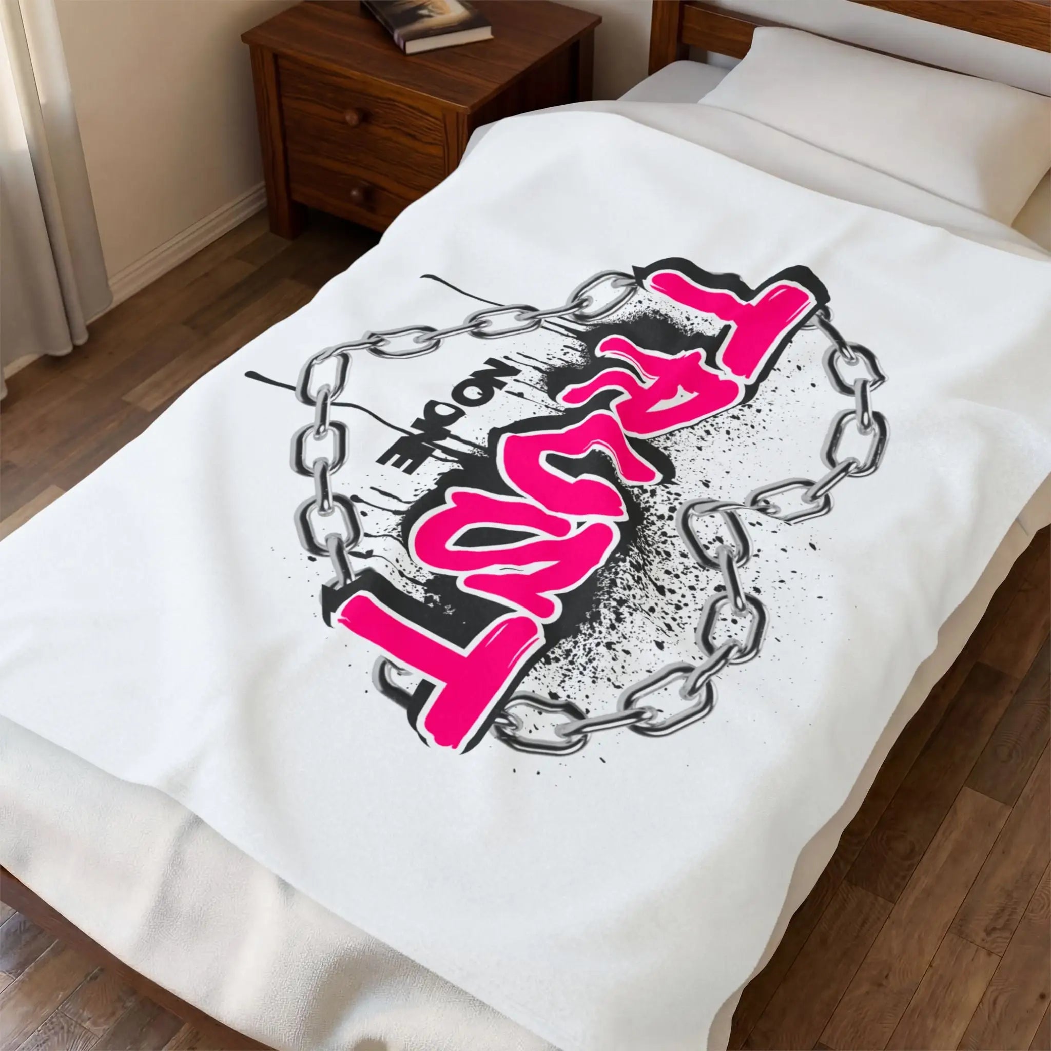 Trust No One Couple Gifts Sexy Lovers’ Silky Soft Blanket